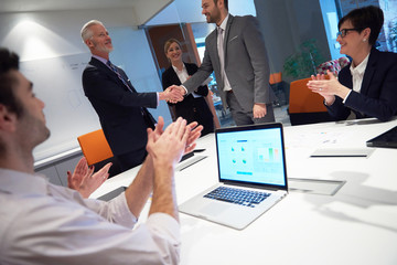 business people group on meeting