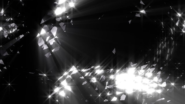 Abstract shining diamond background loop - loopable animation