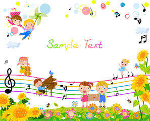 Obraz premium Happy children