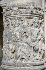 Close-up detail of George Gate building, Dresden, Saxony, German