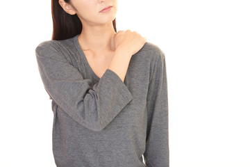 肩こりの女性