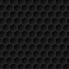 Vector Background #Black Honeycomb Structure