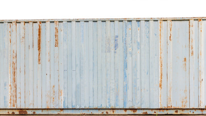 Close up old shipping container stripe pattern, grunge backgroun