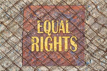 Fototapeta premium Equal rights