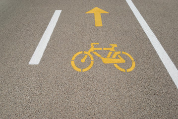 Bicycle lane sign