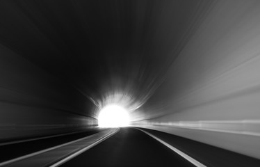 Natural light at the end of the tunnel.