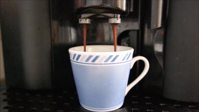 Vorgang Kaffee zubereiten