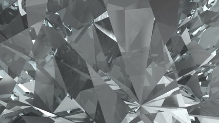 Abstract 4K clear diamond loopable background - Powered by Adobe
