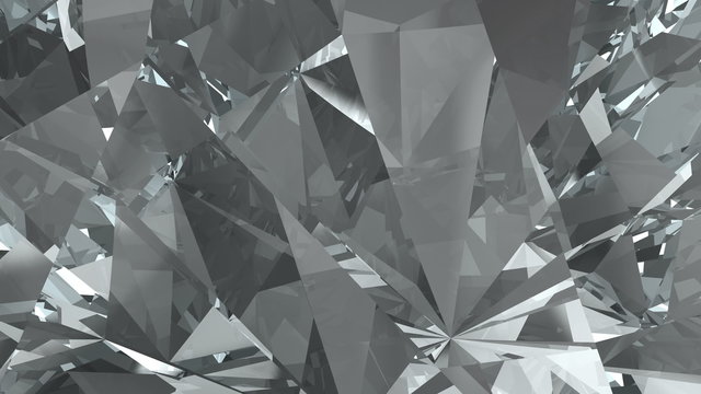 Abstract 4K clear diamond loopable background