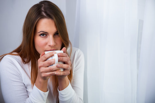 Woman With A Drink