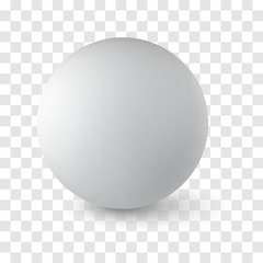Sphere on white background