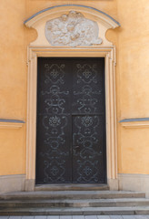 Old door made of iron