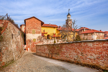 Old town of Saluzzo.