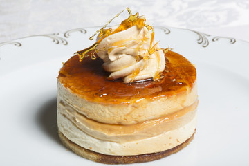 Delicious caramel cake