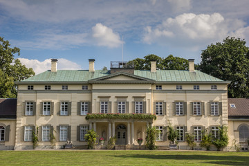 Fototapeta na wymiar Front of the Rastede castle in Lower Saxony