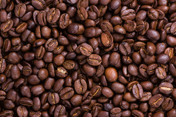 Roasted Coffee Beans Background