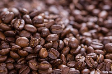 Fototapeta premium Roasted Coffee Beans Background