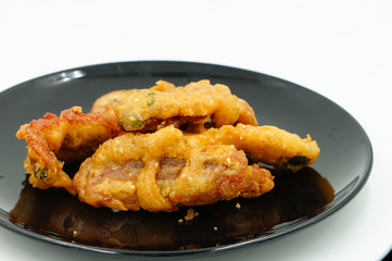 deep-fried sliced banana