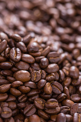 Roasted Coffee Beans Background