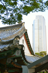 Obraz premium Bongeunsa Temple in the Gangnam District of Seoul, Korea..