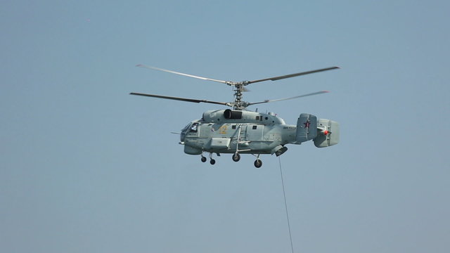 Russian military helicopter