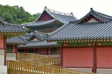 Fototapeta premium Changdeokgung Palace in Seoul, South Korea..