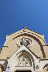 Fototapeta na wymiar Rome,Italy,church,Via Merulana.