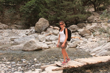 Randonnée en montagne gorges de Samaria