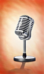 Vintage microphone