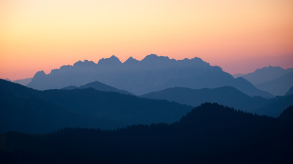 Morgenlicht in Österreich