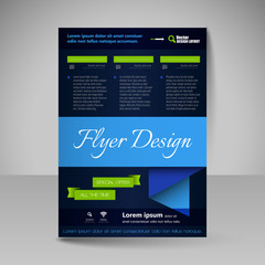 Site layout for design - flyer