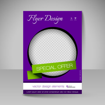 Site layout for design - flyer