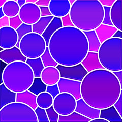 abstract vector stained-glass mosaic background