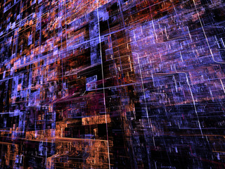 Abstract modern tech background computer-generated image