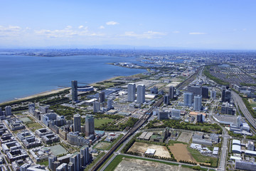 Obraz premium Makuhari Messe / Aerial