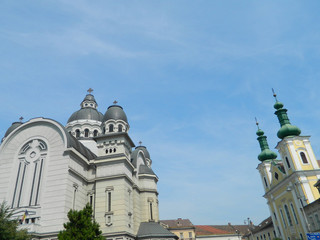 Fototapeta na wymiar Targu Mures Cathedral , Romania