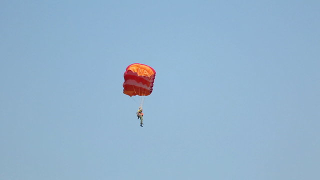 military paratrooper