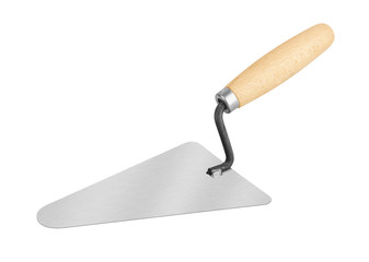 Trowel on white