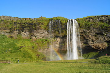 Seljalandsfoss, waterfall in Iceland © ramona georgescu