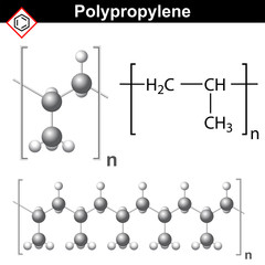 Polypropylene molecule
