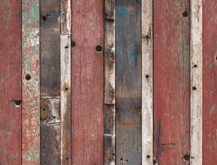 Wooden fence colorful background 