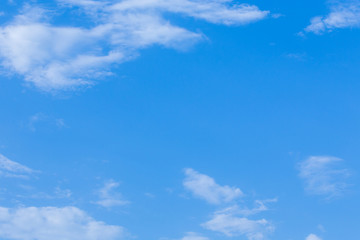 blue sky weather background with white clouds