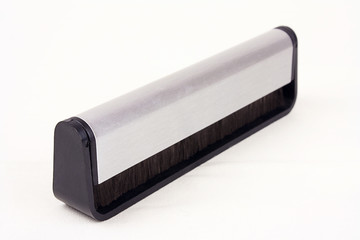 Record brush, isolated on white