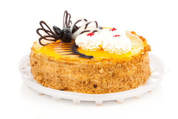 cake isolated on white background