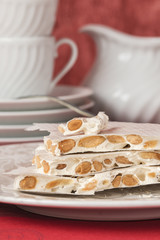 Turron, typical Spanish Christmas dessert