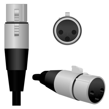 XLR/Microphone Plug - Female

Description:

A semi-realistic vector illustration of a Female Microphone/XLR connector from 3 different angles.

*Clipping masks are in use on some items.