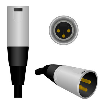 XLR/Microphone Plug - Male

Description:

A semi-realistic vector illustration of a Male Microphone/XLR connector from 3 different angles.

*Clipping masks are in use on some items.