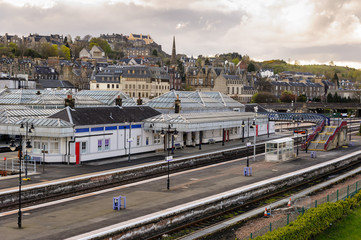 Fototapeta premium Stirling train station in Scotland