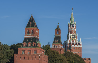 Obraz premium Башни Московского Кремля.