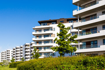 Contemporary condominium building